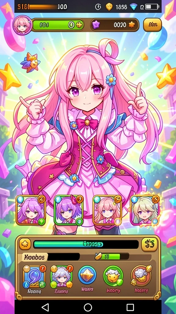 nx888 - Screenshot menunjukkan karakter utama dalam pertempuran.