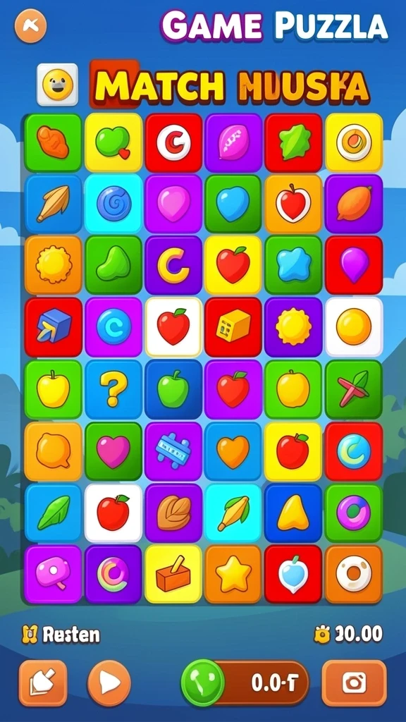 spingila - Tangkapan layar dari level pertama yang penuh warna.