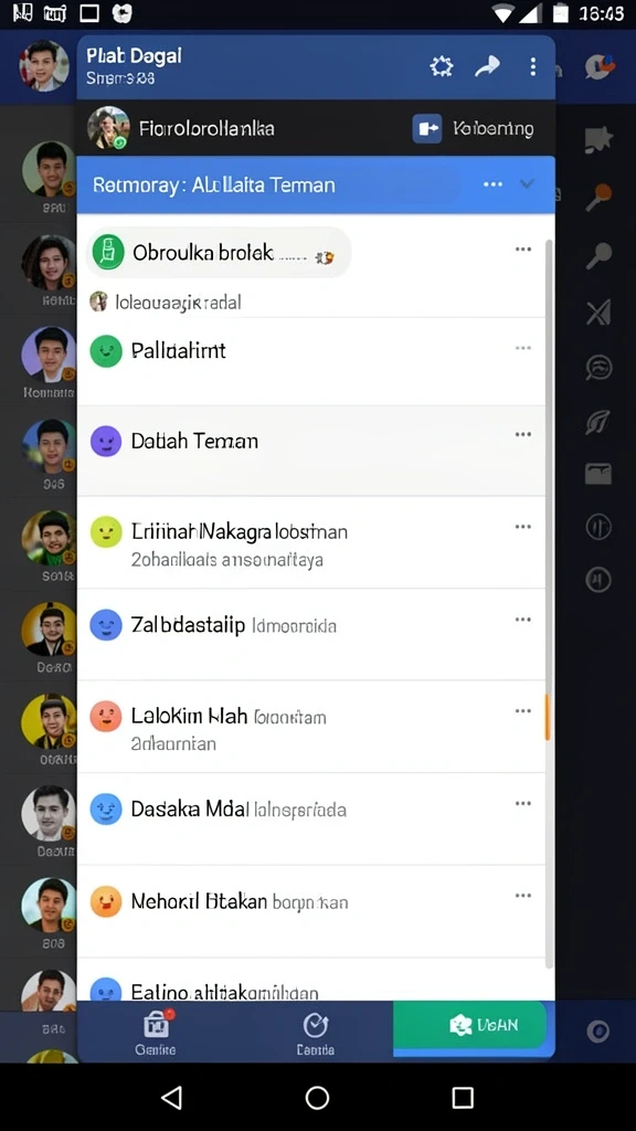 v87 - Tangkapan layar menampilkan karakter dalam pertempuran epik.
